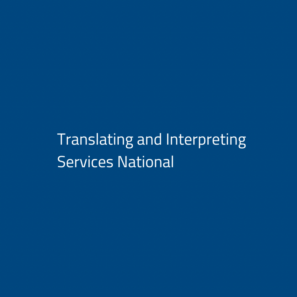Translating and Interpreting Services National